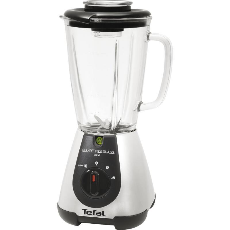 Tefal BL310E40 Blendforce Maxi Blender Black & Silver 500W Tripl'ax