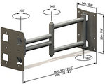 View Item Raw International LSA1 Double Swing Adaptor 24 - 32 Inch Televisions