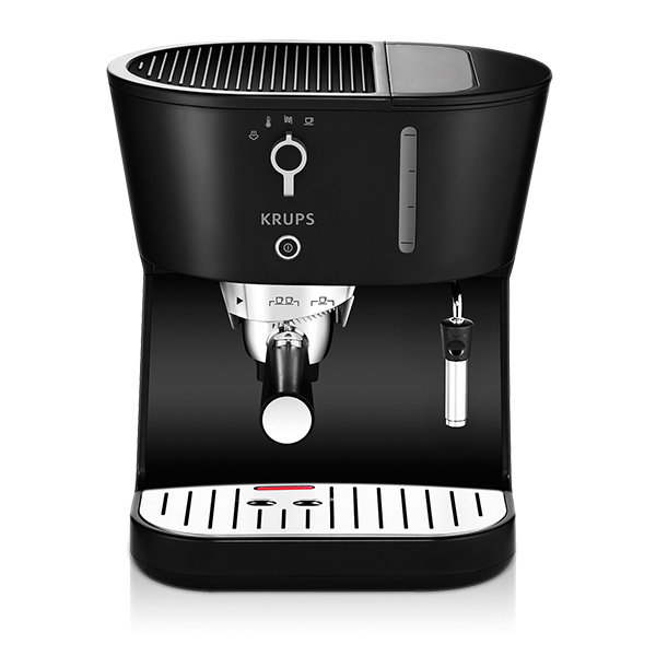 Krups XP420040 Pump Perfecto Espresso Coffee Maker Machine Frother - Takes Pods eBay