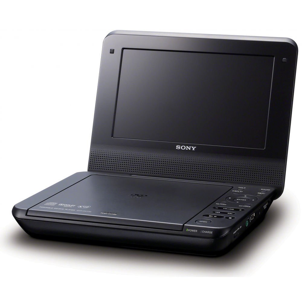 Sony DVPFX780B 7 inch Portable DVD Player Dolby Digital USB Car Charger