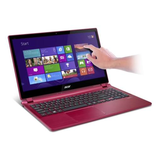 Acer Aspire V5572P Ultra Thin 4GB 500GB Red Blush Touchscreen Laptop