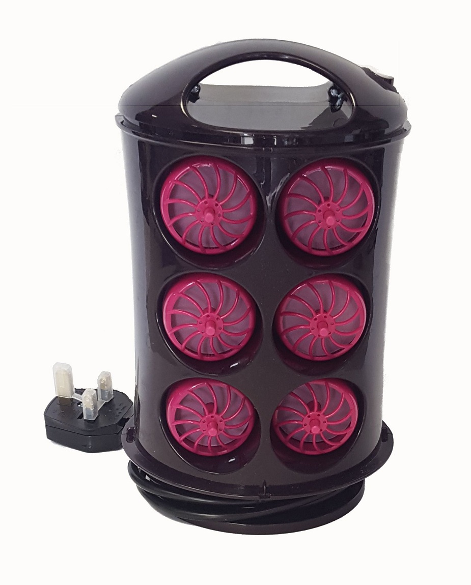 BaByliss 3663U Heated Curl Pods Hair Styling Curlers Fast Heat Up 18