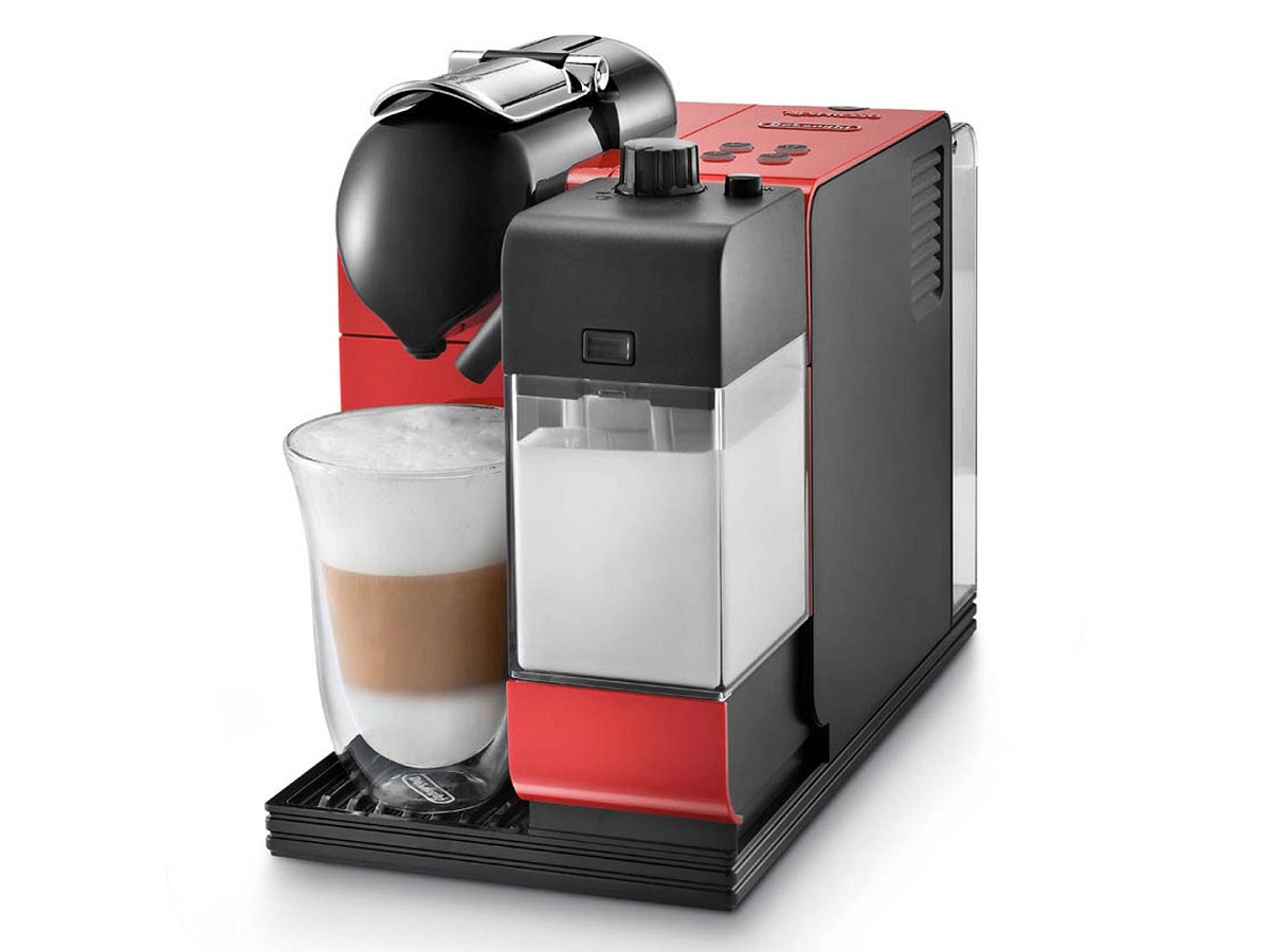 DeLonghi EN520.R Nespresso Capsule Coffee Maker Machine Cappuccino Latte Red 8004399325531 eBay