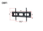 View Item Raw international OBF1 37" to 55" Flat VESA TV Wall Mount 