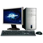 View Item Medion P36898 Dual Core Desktop tower PC with 19 Inch Monitor