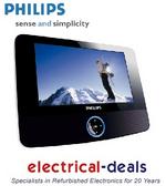 View Item Phillips PET723 Portable DVD Player. 7" Screen. Multiple Format Playback. Black.