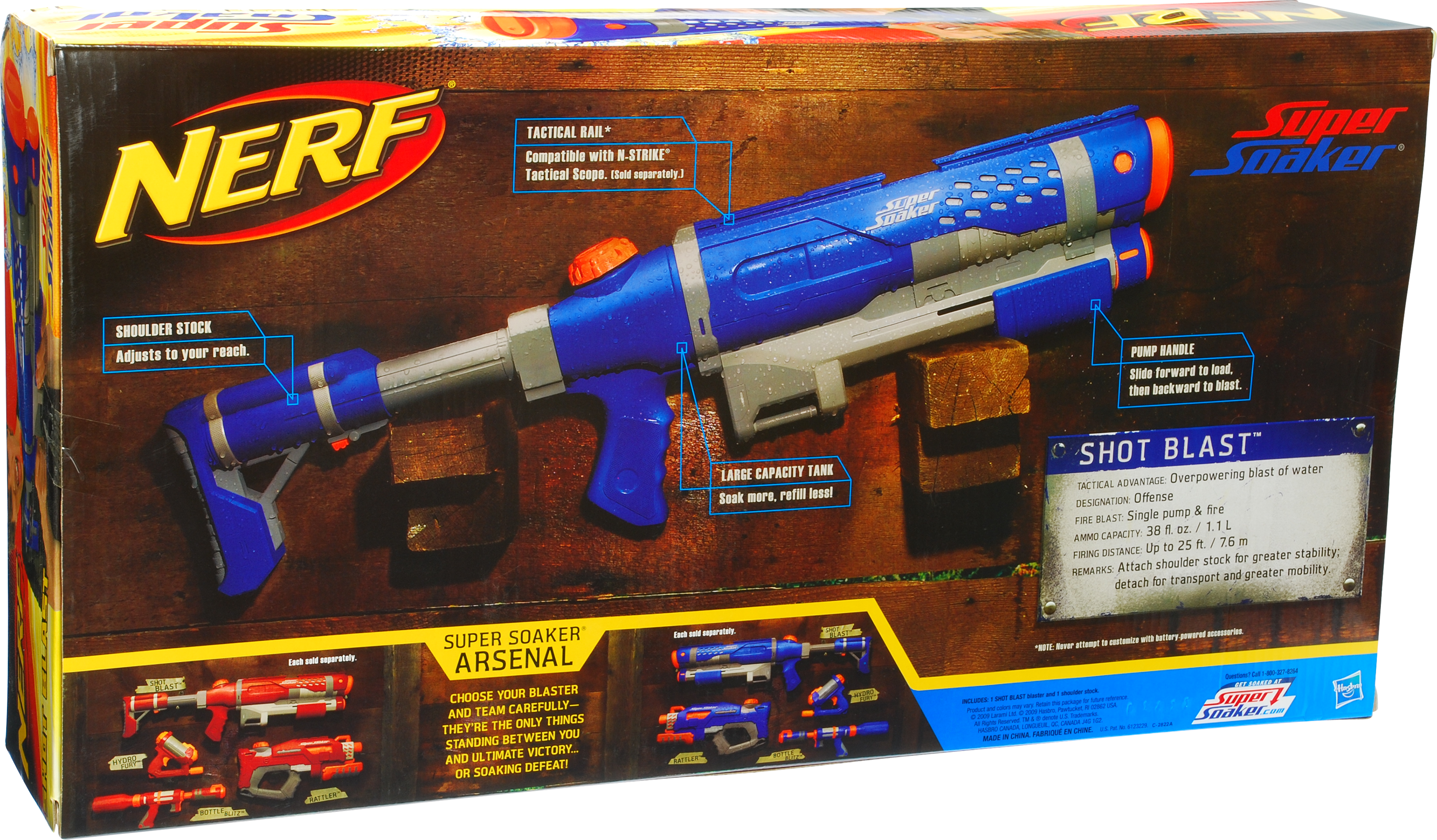 Nerf Super Soaker Wars Shot Blast Water Pistol Gun Ebay