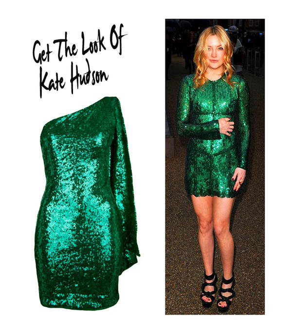 Green Sequined Dress