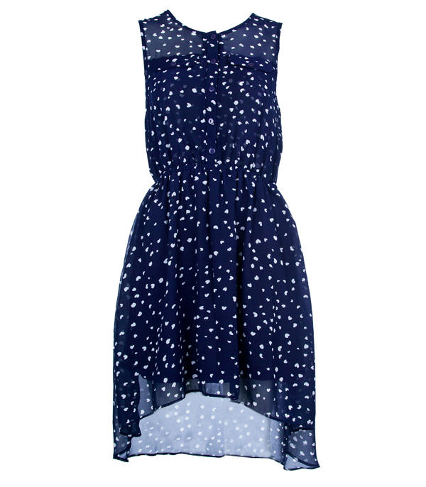 Navy Heart Dress