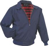 View Item New Harrington Jacket Mod Skin King George NAVY BLUE  L