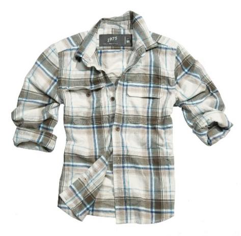 Surplus Raw Vintage Wood Cutter Lumberjack Brushed Cotton Check Shirt Brown  Preview