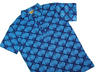 View Item New Chenaski Retro 60's Print Viscose Polo Shirt TURQ