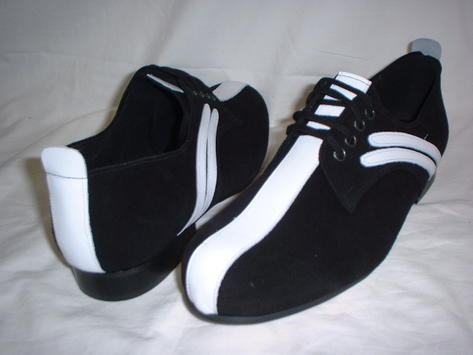 Suede Mod Weller Jam Badger Shoes Black / White UK 6 - 12 Preview