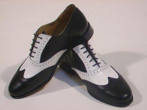 New BLACK & White Retro Brogue Wing Tip Shoe Preview