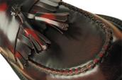View Item New Ikon Women OX BLOOD Tassle Loafers Mod Skingirl