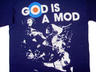View Item New A-non God Is a Mod Vespa GS Scooter T Shirt BLUE