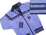 View Item New Lambretta Retro Zip Track Top Mini Dogtooth BLUE