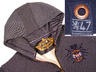 View Item New Lambretta Stripe Hood Hoody Sweatshirt Navy Blue