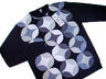 View Item New Who Lambretta Wool Mix Retro Circles Pullover BLACK