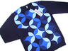 View Item New Who Lambretta Wool Mix Retro Circles Pullover NAVY