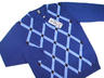 View Item New Lambretta Who Retro Diamonds V Neck Jumper Blue