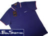 View Item New Ben Sherman Pique Skin Mod Polo Shirt NAVY BLUE