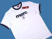 View Item New Merc London Retro 60's Mod Target T Shirt WHiTE