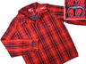 View Item New Merc Lumberjack Check PLaid Wool Jacket Red Black