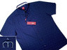 View Item New Merc London Mod SLIM POLKA DOT Shirt NAVY BLUE