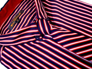 New Ben Sherman Mod NAVY BLUE Stripe Shirt & Tie Preview