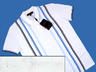 View Item New Ben Sherman Mod Vert Stripe Knit Polo Top CreAm