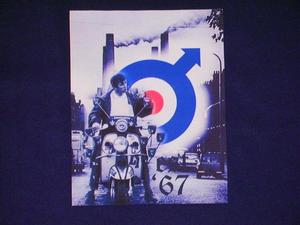 New Stomp Scooter Jimmy The Mod 67 T Shirt Navy Blue Preview