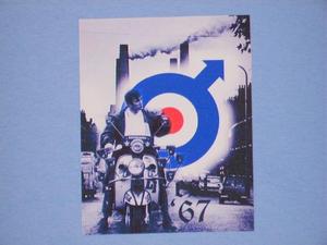New Stomp Scooter Jimmy The Mod 67 T Shirt SKY Blue Preview