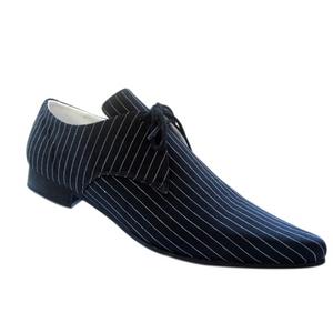PINSTRIPE Black / white Winklepickers Shoes MOD Preview