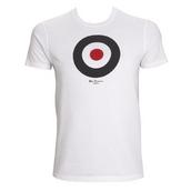 View Item New Ben Sherman Mod Target Roundel T Shirt WHITE