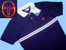 View Item New Sergio Tacchini Mac Football Firm Polo Shirt Blue 