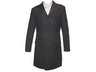 View Item New Merc Mod Skin Wool Crombie Overcoat Black 