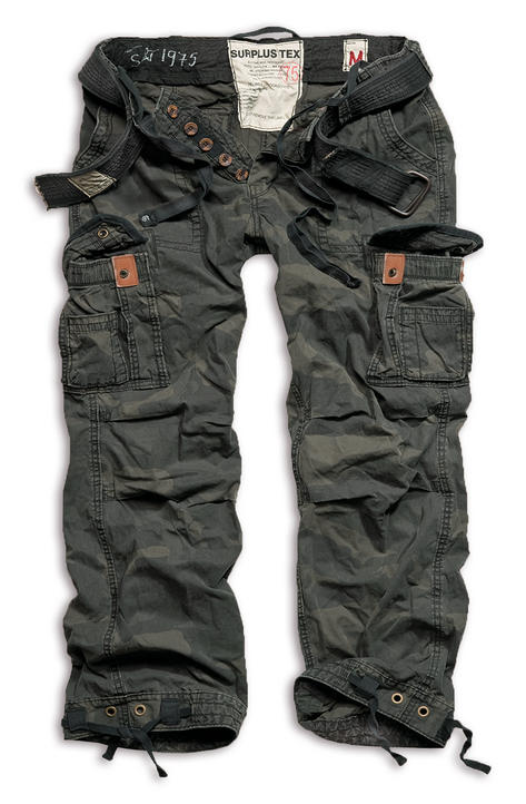 New Raw Vintage Premium Combat Trousers BLACK CAMO  Preview