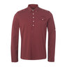 View Item New Ben Sherman Knit Placket Polo Shirt BURGUNDY