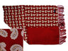 View Item New Tootal SILK Mod Indie Weller Paisley Scarf WINE