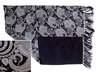 View Item New Tootal Mod Indie Weller Feather Paisley Scarf BLACK