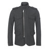 View Item New Ben Sherman Luxury Wool Melton Zip Coat GREY Marl