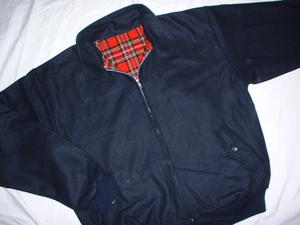 NEW Classic Winter Wool Heavy Harrington Jacket NAVY Preview