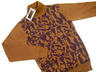 View Item New Chenaski Retro 60's Op Art Roll Neck Knit BROWN 