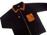 View Item New Aertex Waffle Panel Suede Trim Zip Cardigan BLACK