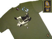 View Item New Stomp Lazy Sunday Scooter Mod Parka T Shirt OLIVE 