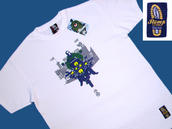 View Item New Stomp Brighton Rally Scooter Mod T Shirt WHITE 