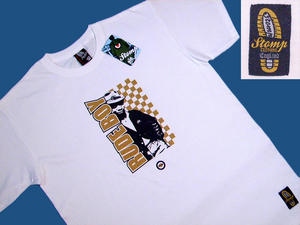 New Stomp Rude Boy Mod Ska 2 Tone T Shirt WHITE  Preview
