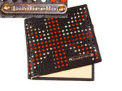 View Item New Lambretta Perforate Black Leather Union Jack Wallet