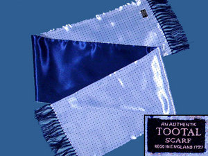 New Tootal Mod Weller Polka Mini Dot Scarf Sky Blue  Preview